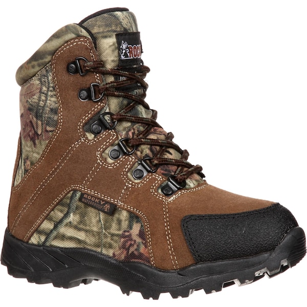 Rocky Youth Kids Waterproof Insulated Boots, 10 M, Split Suede, Nylon, 5 in Height FQ0003710 - main